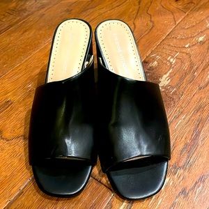 Adrienne Vittadini Heeled Slides Size 8 M